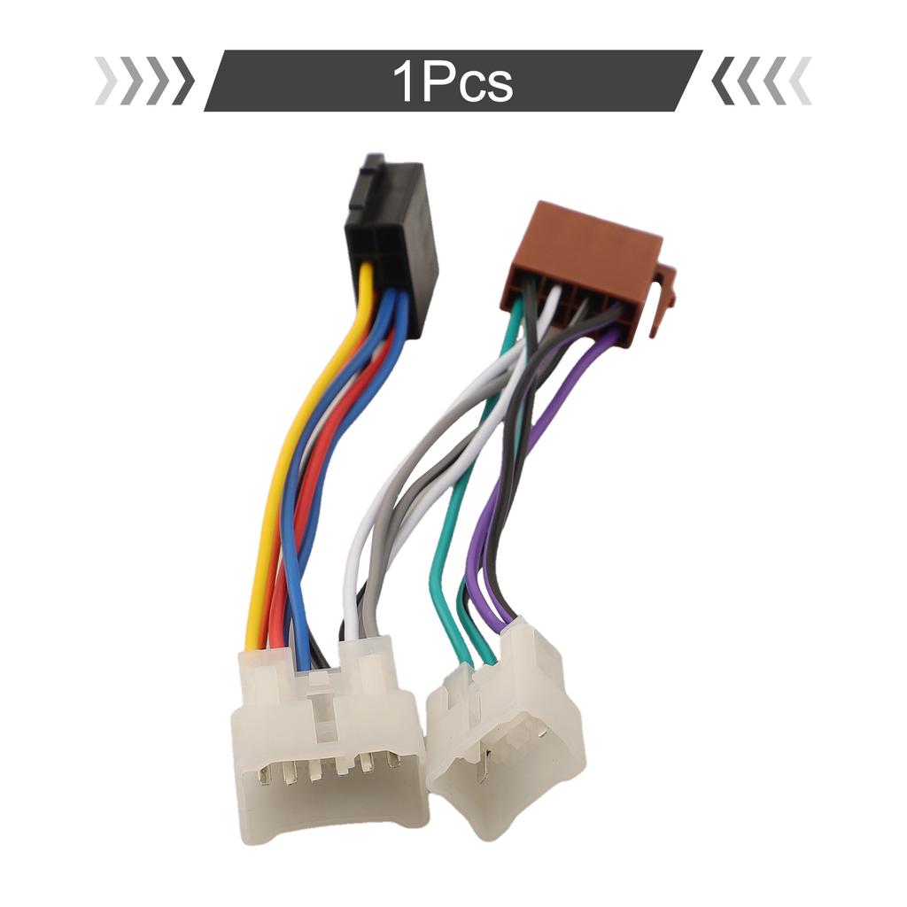 Easy to Use For ISO Radio Wiring Harness Adapter for Toyota Car Stereo