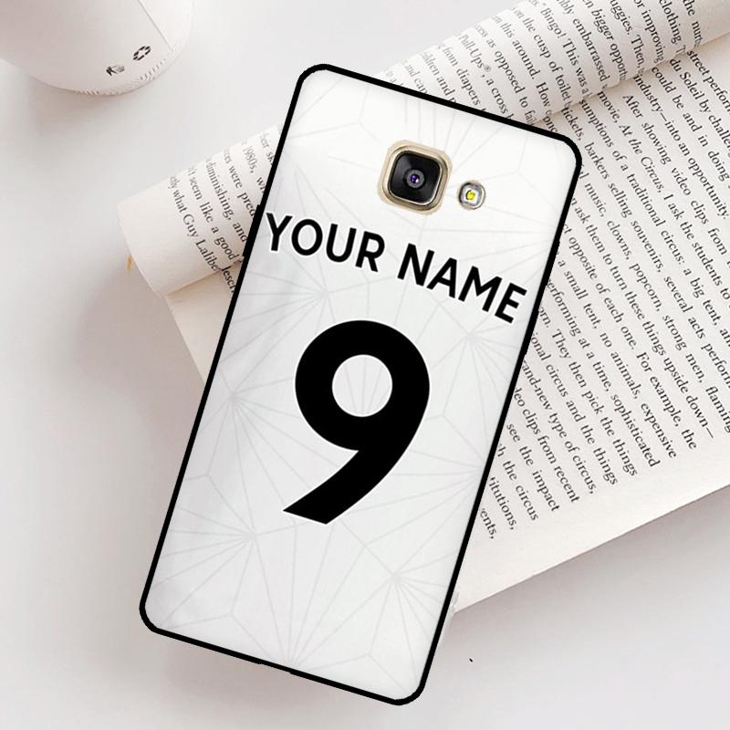 Personalised Football Name Number Cover For Samsung Galaxy J8 A7 A9 J4 J6 A6 A8 Plus 2018 A3 A5 J1 2016 J7 J5 J3 2017 Case