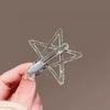 Female Minimalist Pentagram Hair Clip
