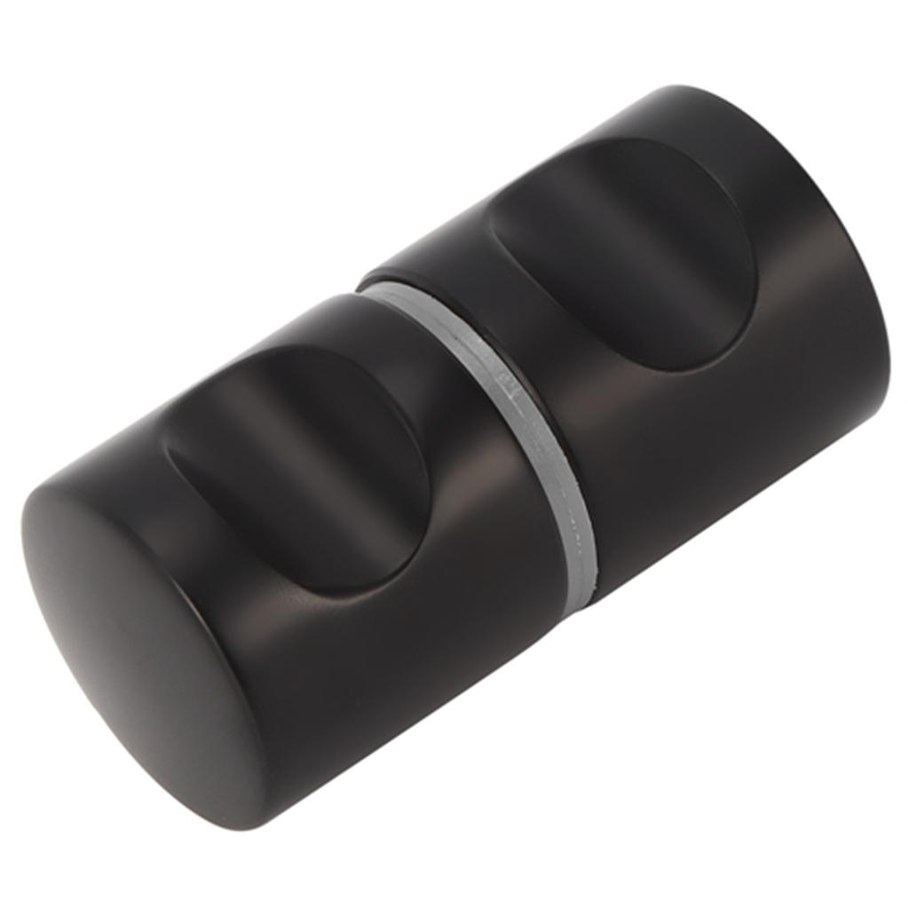 Aluminum Alloy Single Hole Glass Door Handle Hardware for Home Bathroom Showcase Shower Room