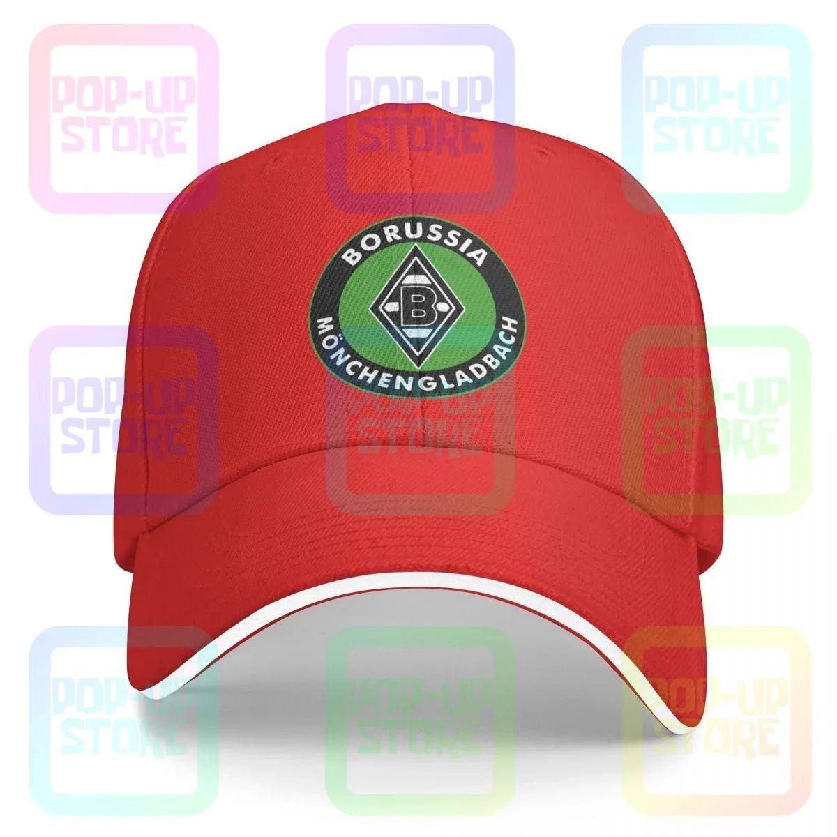 Borussia Monchengladbach GerUnisexy Bundesliga Sandwich Cap Baseball Cap Trucker Hat Pop Hot Deals Hot Selling One Size