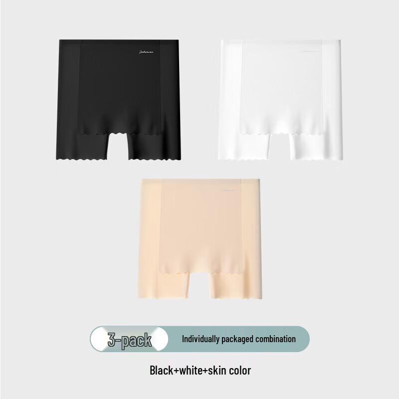 

Женские бесшовные защитные шорты из ледяного шелка Duoduomian (3-Pack)