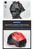Set Casco di Salvataggio Nero e Rosso: Pronti per il Salvataggio da Terremoti e Acqua con Accessori Personalizzati
