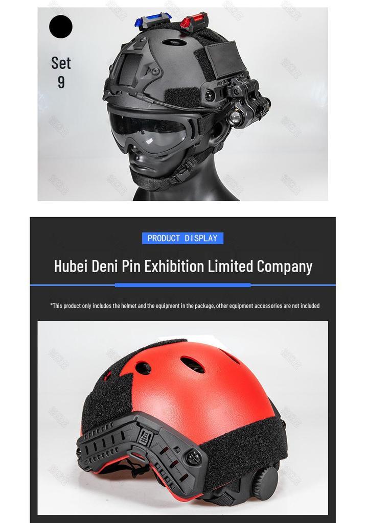Set Casco di Salvataggio Nero e Rosso: Pronti per il Salvataggio da Terremoti e Acqua con Accessori Personalizzati