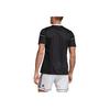 Adidas Logo Print Sport Round Neck Short Sleeve Soccer Jersey Men Tops Black BJ9173