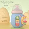 Bilingual Baby Teether Toy with Soothing Sounds & Storytelling Functions