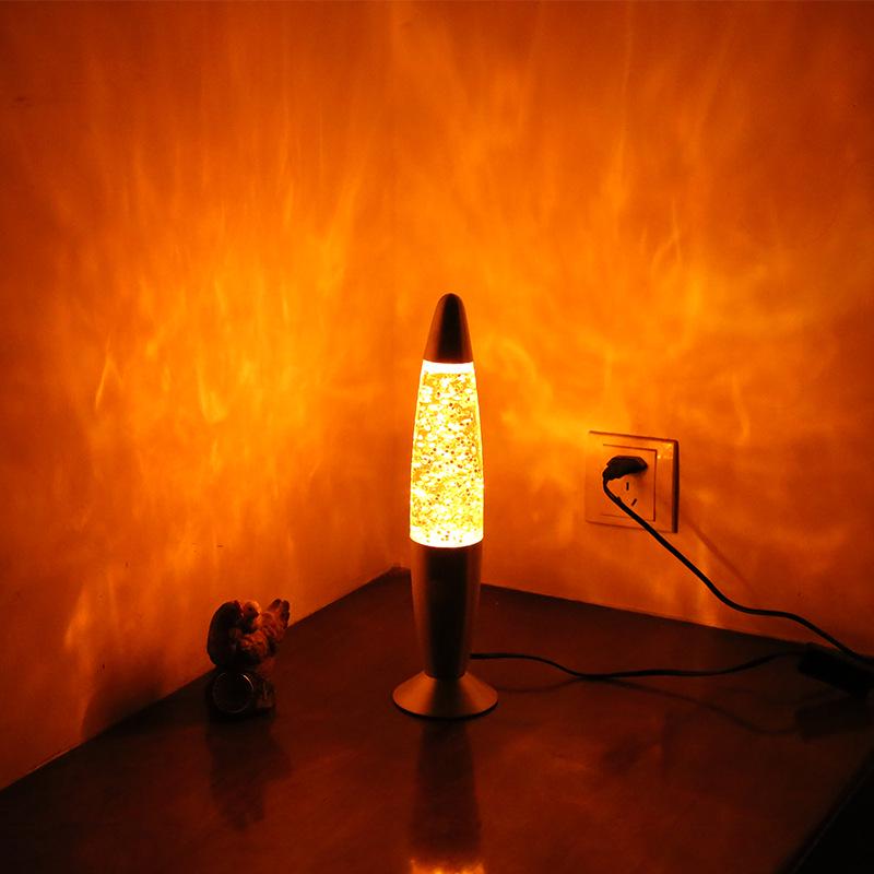 Soothing Lava Motion Lamp Relaxing Glitter Liquid Wax Light Novelty New Gift