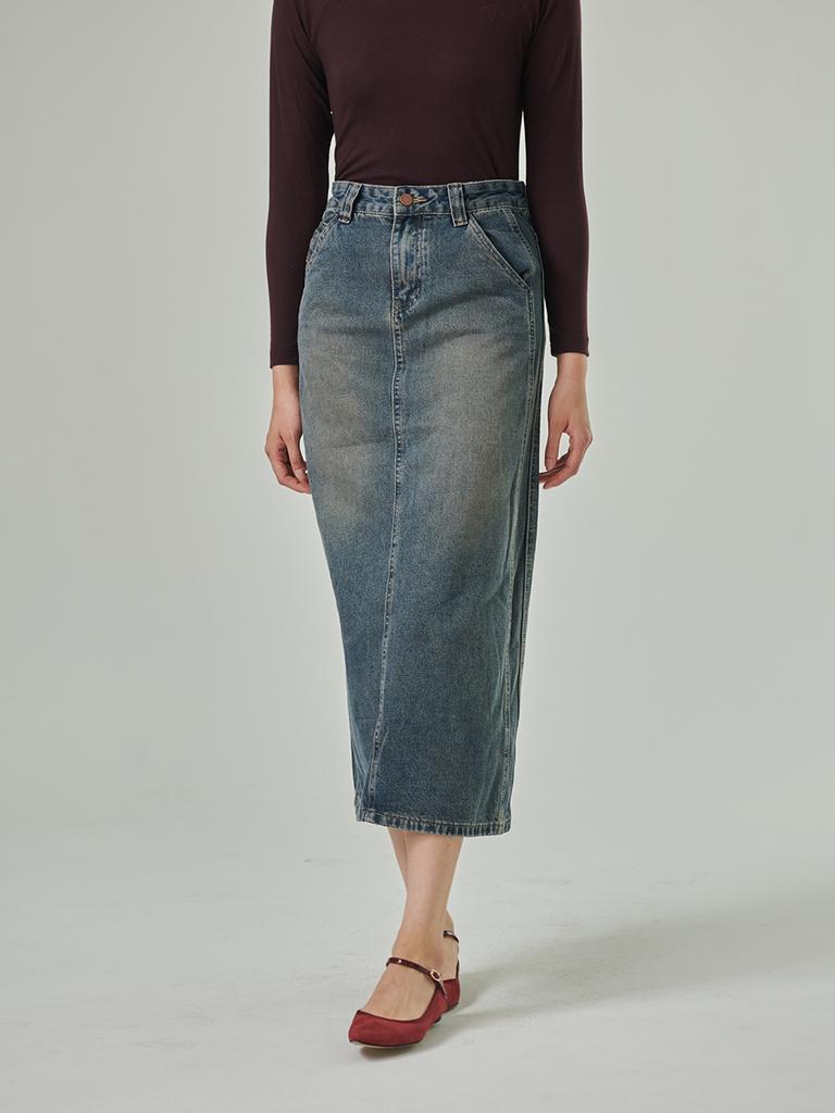 Koes Denim Long Skirt