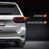 For 14-21 Jeep Grand Cherokee Rear Tail Light SMOKE Vinyl Tint Overlay Stickers