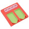Rhinestone Tray Red Plastic Sponge DIY Rut Design Auxiliary Portable Saving Time Bead Tray for Jewelry Making