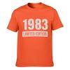 1983 Limited Edition Distressed Vintage Loose Vintage Distressed Washed Casual Tee