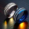Exquisite The Titanium Steel Womens Ring Is Stylish And Simple Fading Without
