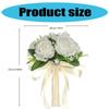 Brautstrauß Handgefertigt Hochzeitsdekoration Blumenkombination Rosenstrauß für eine elegante Jubiläumsfeier