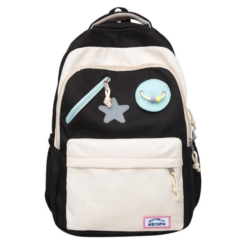 Student Schoolbag, Junior High School High-value Backpack, Niche High School Student Make-up Bag, Two-piece Backpack