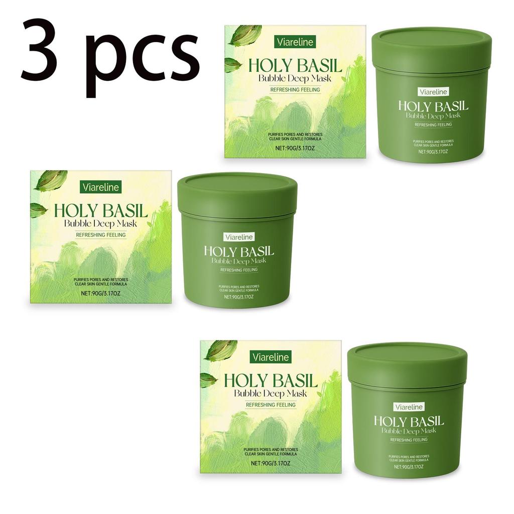 Viareline Bubble Cleansing Mask 90g - Deeply Cleanses Pores, Removes Blackheads, Gently Cleanses, Controls Oil, and Moisturizes and Firms the Skin.