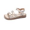 Girls sandals 2025 summer new children's shoes little girl princess shoes soft sole foreign style baby shoes beach shoes