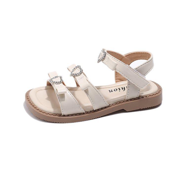 Girls sandals 2025 summer new children's shoes little girl princess shoes soft sole foreign style baby shoes beach shoes