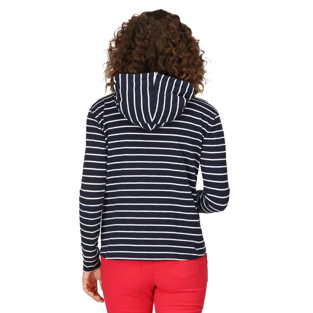 Regatta Womens/Ladies Monsal Stripe Lightweight Hoodie