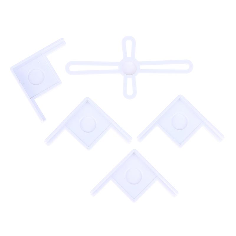 4Pcs/Set Anti-Collision Fish Tank Corner Protector Adhesive Free Protective Cover Safety Bumper Aquarium Fish Tank Accessories