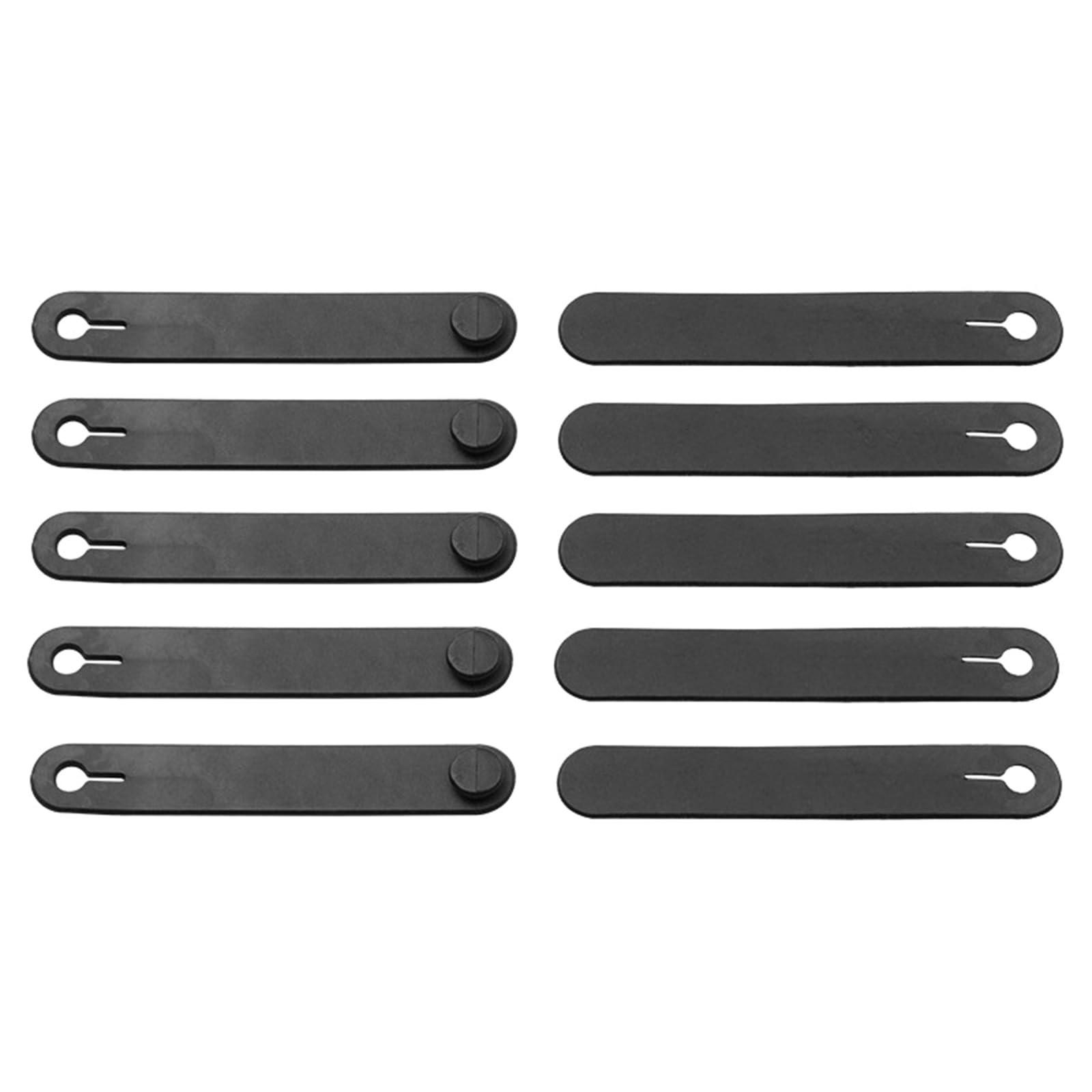 

10/20Pcs Rubber Cable Ties Straps For Wire Management Motorcycle ClutchLine Brake Ties Elastic Cable Organizers For Home