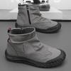 Classic Men's High Top Boots Ankle Boots, Anti Slip Soles Outdoor Work Shoes for Spring and Summer, Chelsea Boots Designer Shoes