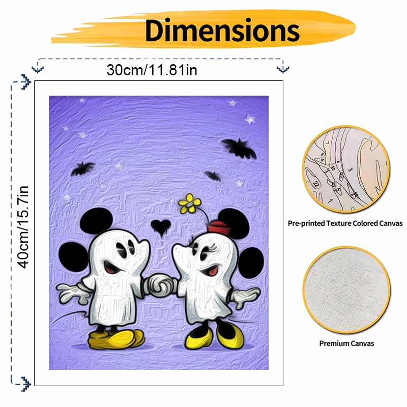 Disney Oil Painting Painting Art Halloween Fun Hobby Cultivating Gifts Home Decoration