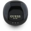 TWS Guess Glossy Effect EggShape Printed Classic Logo Black Headphones