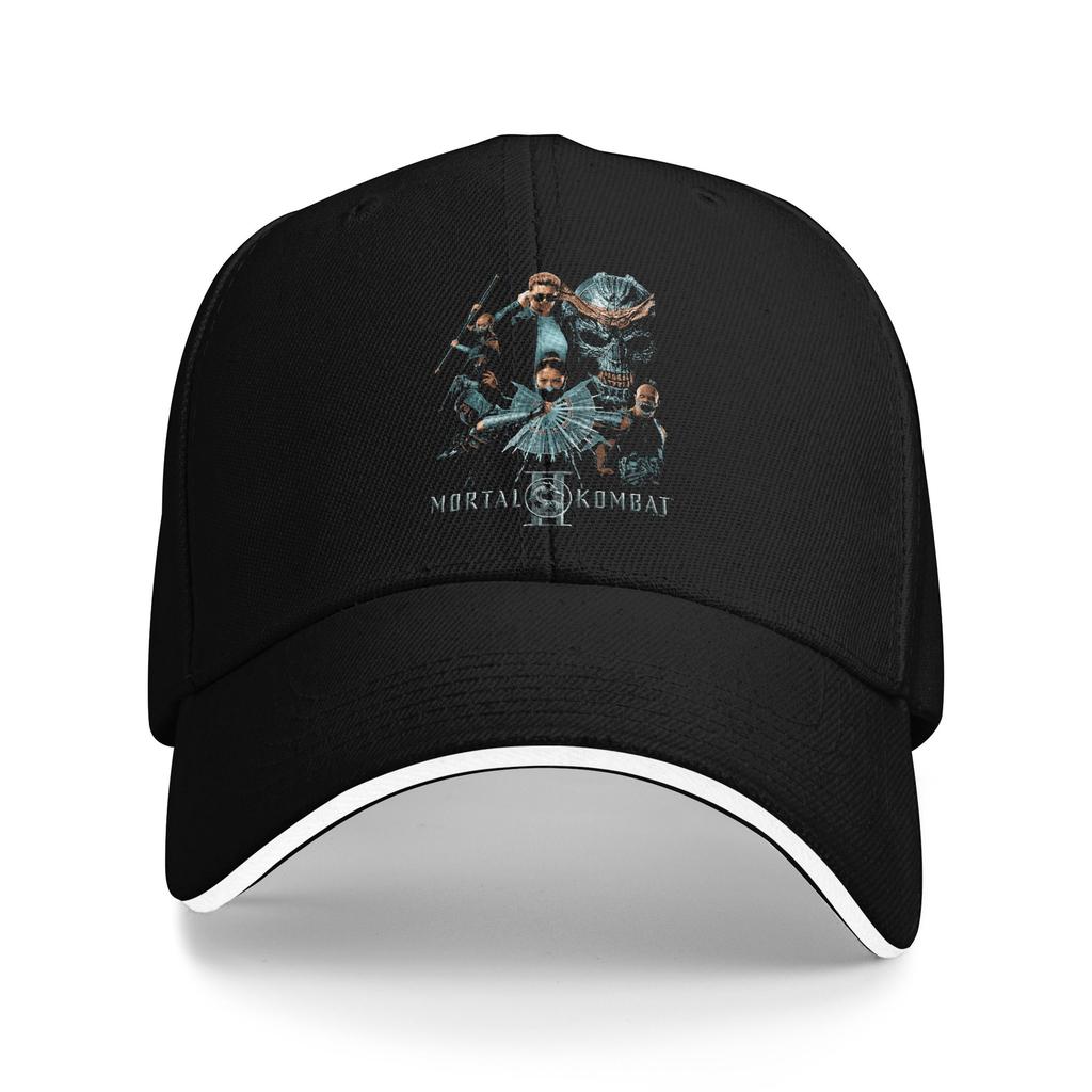 Mortal Kombat Kano Black Dragon Baseball Caps Hip Hop Sandwich Hat Unisex Women Adjustable Caps Hat Fishing