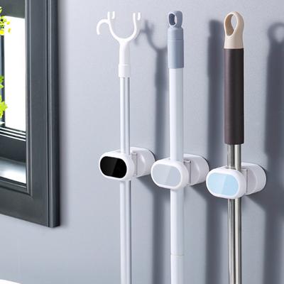 Yousheng Wischmopp Aufbewahrungsregal Wandmontiert Kein Bohren Haken Anti-Rutsch Multifunktionaler Reinigungshelfer Organizer Hängend Ablassform Frei von Schimmel Zuhause