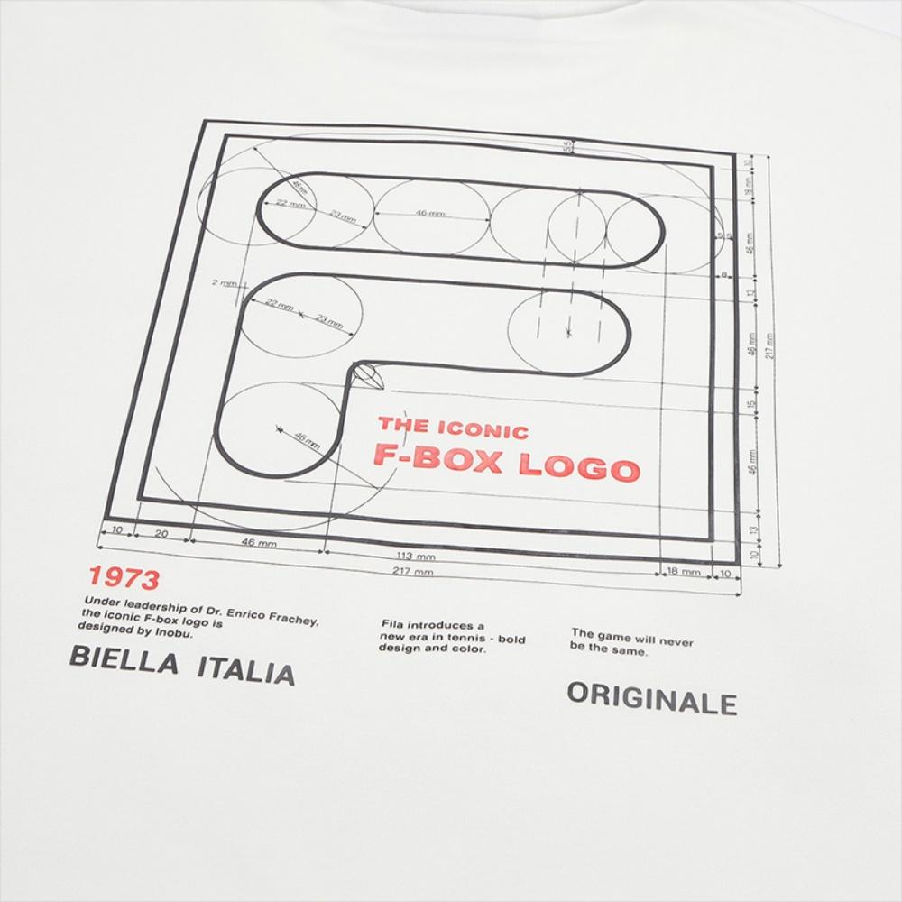 Fila Original Fleece Version Trendy Fashion Casual Versatile Warm Loose Pullover Sweatshirt Men Sweatshirt White F11M549214FWT