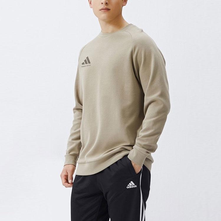 Adidas Logo Sports Casual Crewneck Sweatshirt Unisex Sweatshirt Gray ACLLSPS3CS-GYDG