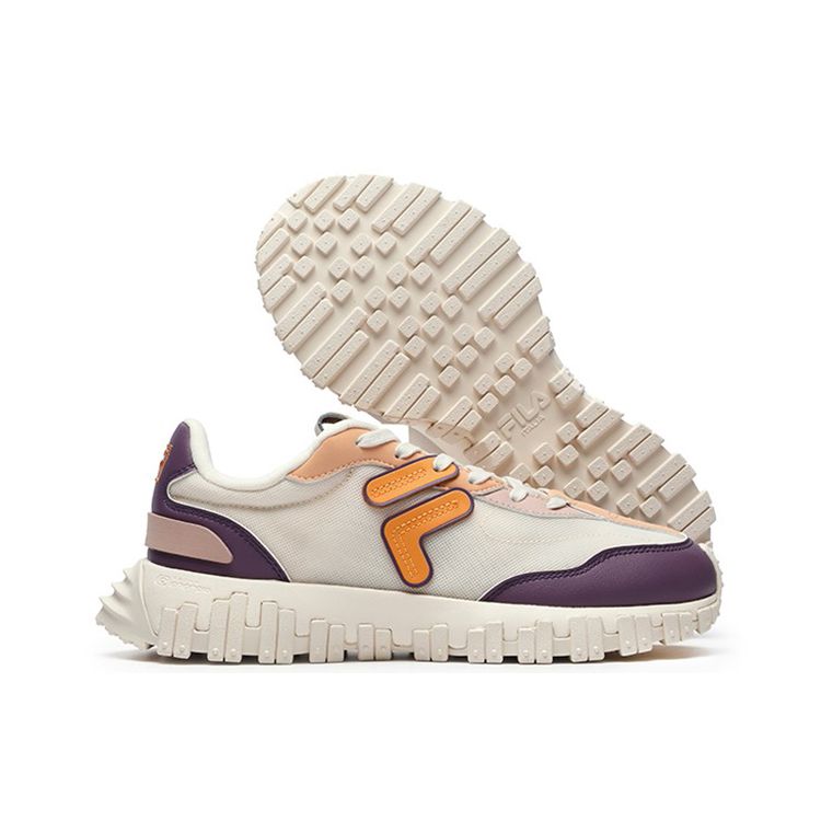 FILA Heritage Running Casual Low-Top Dad Shoes Women sneaker Purple T12W131103FDP