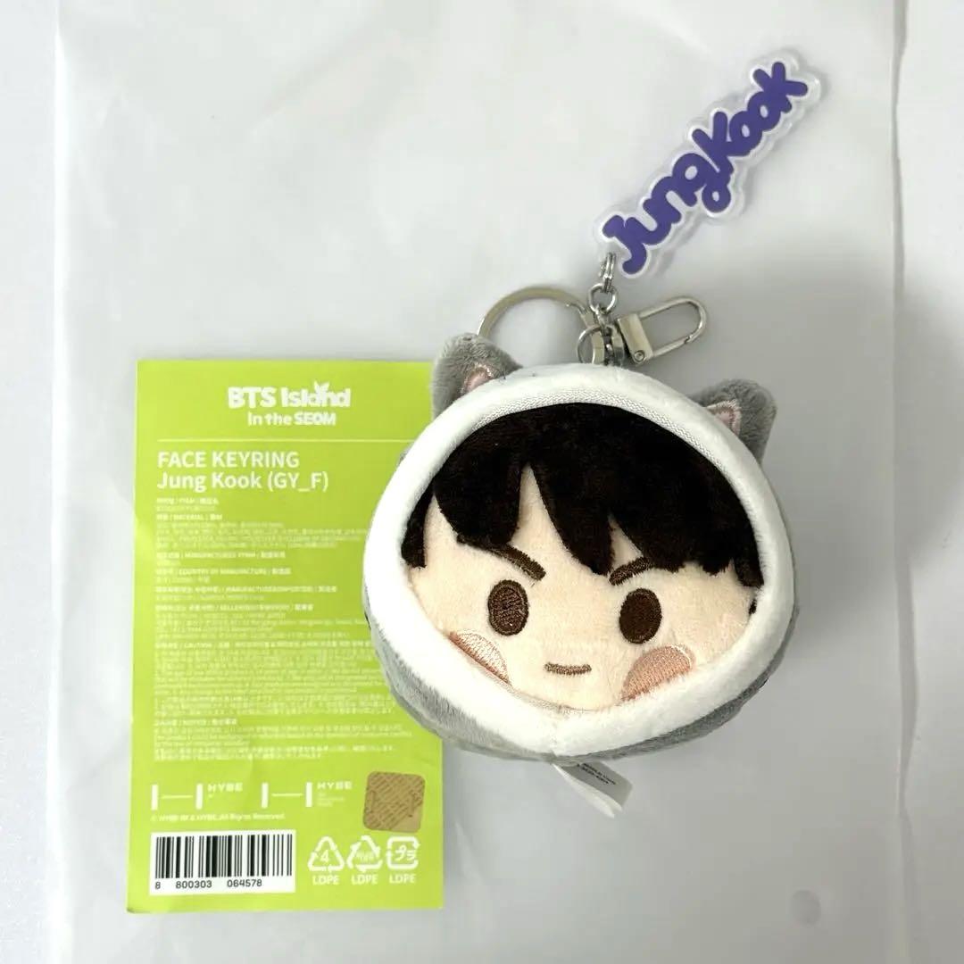 

[USED] BTS FESTA 2025 In The Som Face Key Ring Jungkook