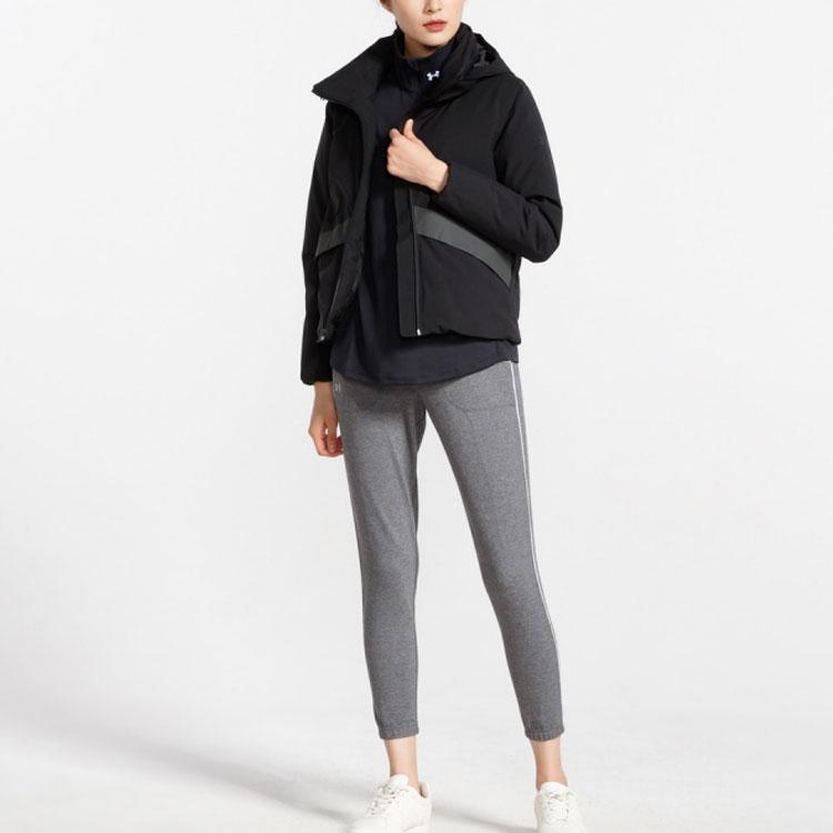 Under Armour Casual Hooded Down Jacket Women Outerwear Black 1328265-001