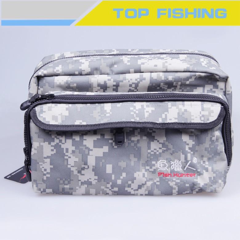 LUTAC High Quality Waterproof Nylon Multifunctional Fishing Accessories Waist Bag for Lake River Stream Fishing Sports