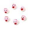 6PCS Cute Pink Pig Design Rare Glass Marbles Ball Kid's Game Pinball Gifts Xmas New Year Ornaments Garden Decor Accessories 16mm