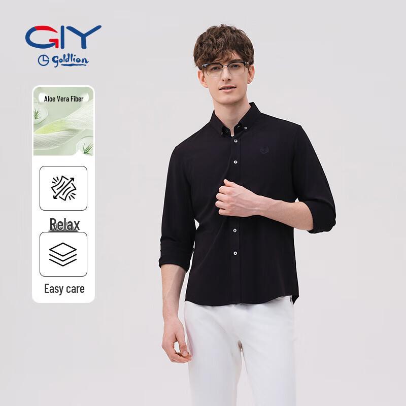

Goldlion Men s Business Casual Long Sleeve Shirt L