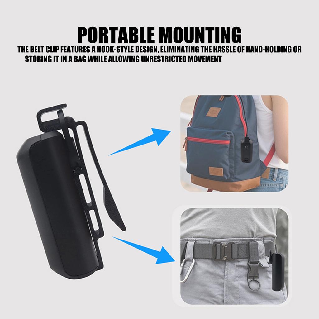 Quick Release Lightweight Battery Clip for Flight Glasses with Belt Buckle Accessory Ensuring Comfort and Performances