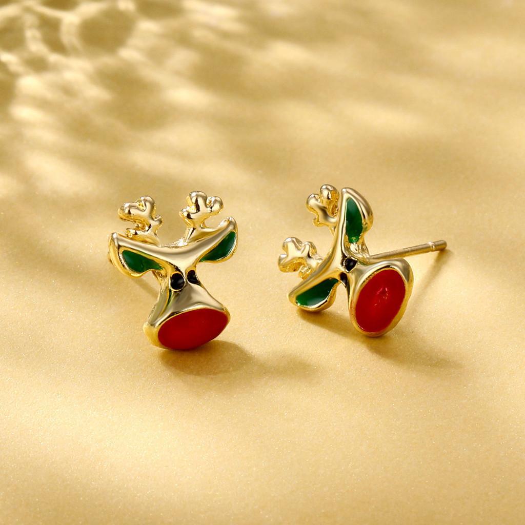 Christmas Fashionable Alloy Earrings Unique Gift For Women Jewelry Holiday