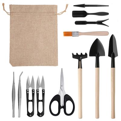 13-teiliges Mini-Garten-Pflanzwerkzeug-Set für Sukkulenten, Jäten, Graben, Pflanzen, Umpflanzen, Miniatur