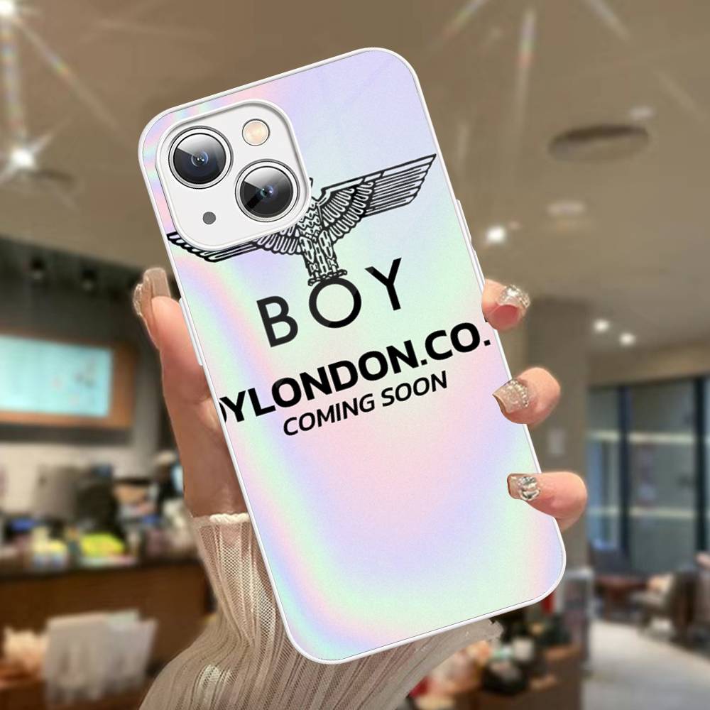 Fashion Brand B-Boy L-London Tempered Glass For Iphone 14 13 12 11 Pro Mini XS MAX 14Plus X XS XR Fundas