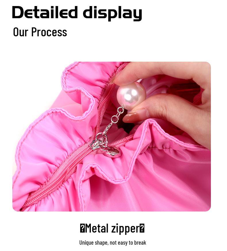 Travel Cosmetic Bag: High-Value, Pleated, Waterproof, Multi-Color, Portable Toiletry Storage