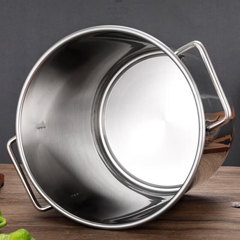 D.R.N. Commercial Stainless Steel Soup Pot with Lid