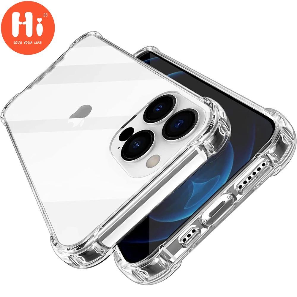 

Привет прозрачный мягкий противоударный прозрачный чехол из ТПУ для iPhone 14 Pro Max 13 Pro Max 12 Pro Max 11 Pro Max XS MAX XR X 8 7 6 Plus SE2 прозрачный чехол