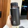 Luxury Style Thermos Cup Girls New Stylish Students Stainless Tea Portable Covered Water Cup Durable Durable Useful