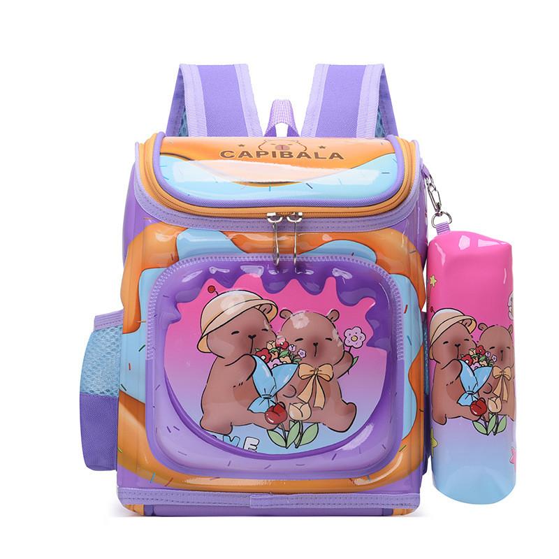 Spiderman Melody Sofia Labubu Elsa Iron Man Backpack With Breathable Oxford Fabric For Boys And Girls