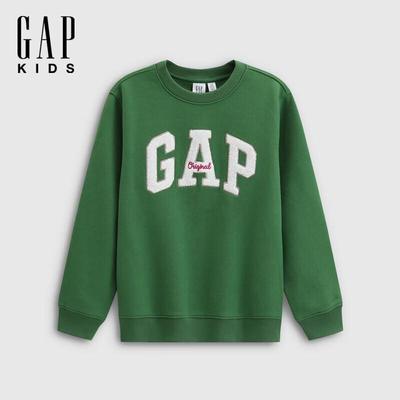 Girls' Terry Logo Fleece Pullover Sweatshirt