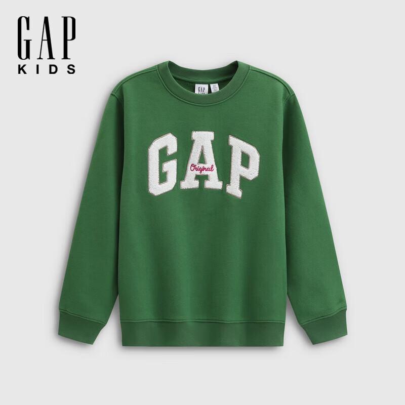 Gap Girls Terry Logo Fleece Pullover Sweatshirt 140/68