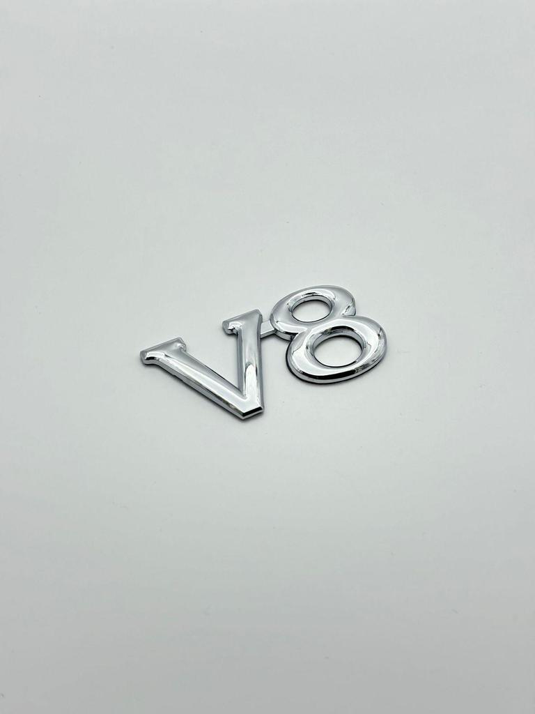 Universelles 3D Metall Auto Abzeichen Emblem V6 V8 Großer Hubraum Aufkleber