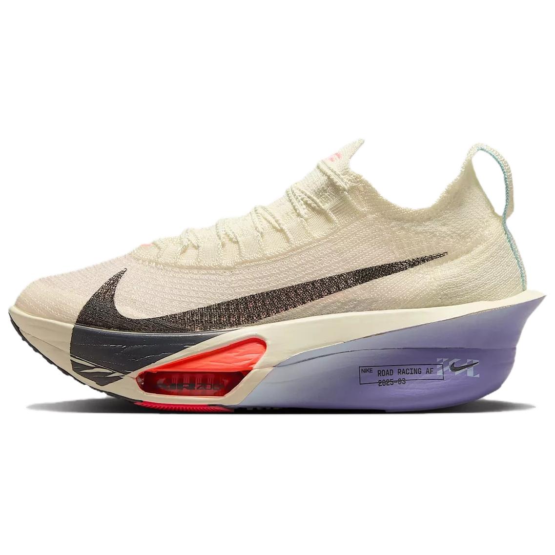 

Nike Air Zoom Alphafly NEXT% 3 Женские кроссовки цвета кокосового молока Dusty Amethyst Cream Glacier-Blue Off-Noir FD8315-101 37.5